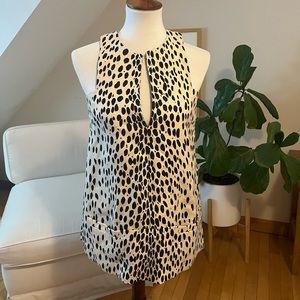 Emerson Fry linen leopard print tunic/shift